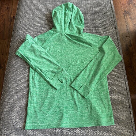 Hanna Andersson Green UV Active Hoodie Sz 140 (10) - Picture 3 of 3